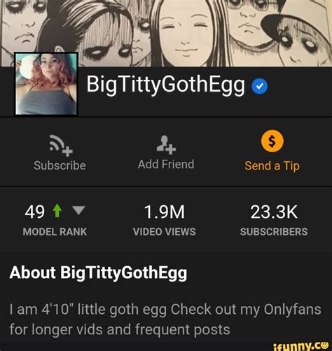 big titty goth egg leak|Watch Bigtiitygothegg